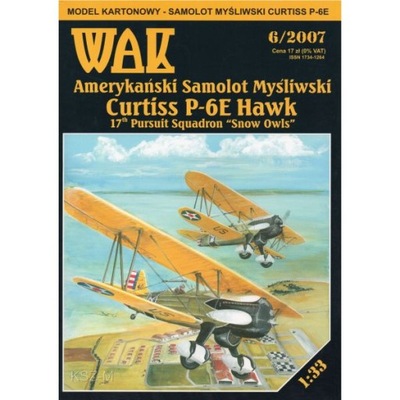 WAK 6/07 - Samolot Curtiss P-6E Hawk 1:33