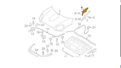 HINGE HOOD LEFT MINI COOPER PACEMAN COUNTRYMAN - milautoparts-fr.ukrlive.com