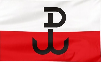 FLAGA POLSKA WALCZĄCA 120x75cm Flagi Polski