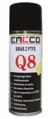 EMCCO Q8 WYSOKOGATUNKOWY SMAR PTFE 400ml. ..2260