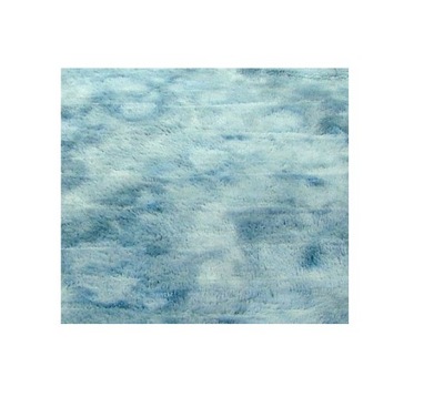 Dywan pluszowy 60x100 cm niebieski