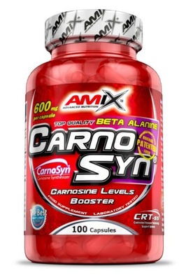WYTRZYMAŁOŚĆ| SIŁA| REGENERACJA| BETA ALANINA| Amix Carno Syn 100 Vege Kaps