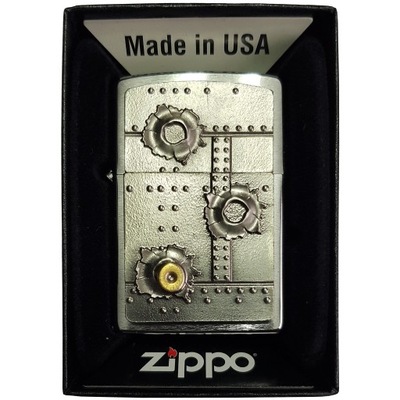 2 x Zapalniczka Zippo Bullet Holes