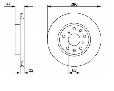 DISC BRAKE FIAT SEDICI 06- FRONT PC. - milautoparts-fr.ukrlive.com