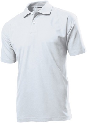 Koszulka Polo męska STEDMAN ST 3000 r. L biała