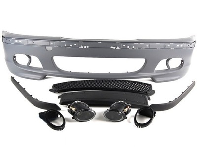 BUMPER FRONT BMW E46 98-05 M-PACKAGE + HALOGEN LAMPS - milautoparts-fr.ukrlive.com