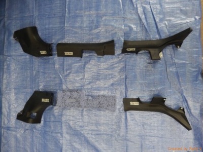 Lancer evo x 10 пластик порог карка обивка фото №1