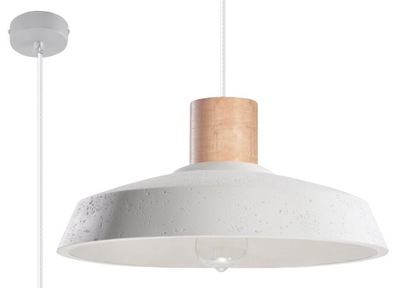 Lampa Wisząca Sufit Zwis AFRA Betonowa LOFT LED
