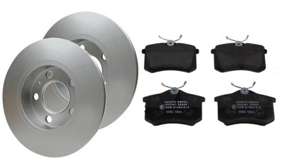 ASSORTIMENT 2 PIÈCES DISQUES + SABOTS DE FREIN ARRIÈRE AUDI A1 A2 8Z A3 8L TT - milautoparts-fr.ukrlive.com