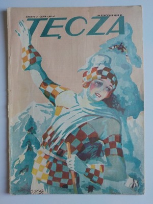 Międzywojenny tygodnik Tęcza Zeszyt 3 1929 rok