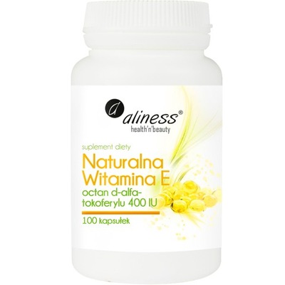Aliness WITAMINA E NATURAL octan d-alfa-tokoferylu