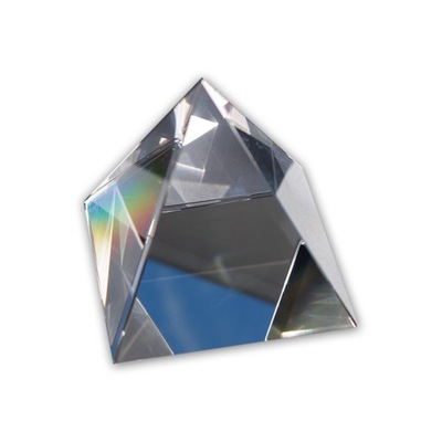 Pryzmat ogromna piramida 60mm prawdziwy kryształ