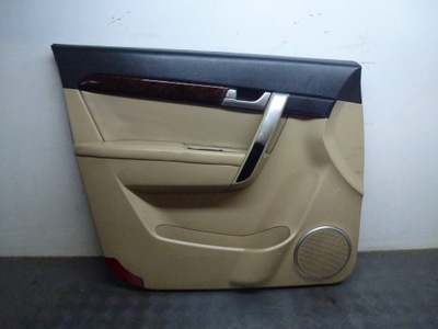 Обшивка обивка дверь левый перед captiva lift фото №1