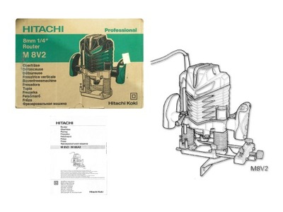 Frezarka Hitachi M 8V2 8mm 1/4" PROFESSIONAL