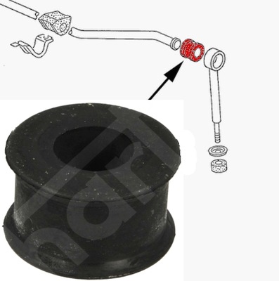 VW TRANSPORTER T2 T3 INSERTS DRIVE SHAFT STABILIZER - milautoparts-fr.ukrlive.com