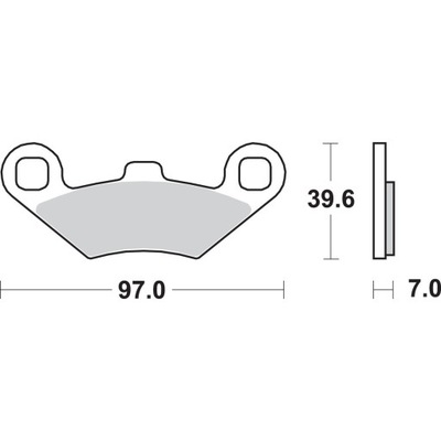 PADS SBS 716ATS POLARIS SPORTSMAN 500 - milautoparts-fr.ukrlive.com