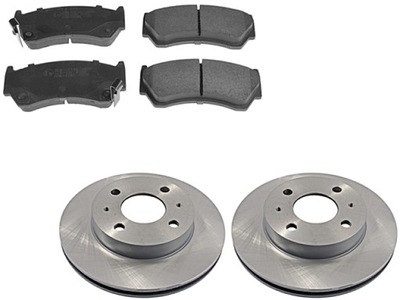 DISCS +BRAKE PADS BRAKE FRONT SUZUKI BALENO 99-03 - milautoparts-fr.ukrlive.com