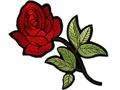 NASZYWKA TERMO APLIKACJA NAPRASOWANKA Róża CUD