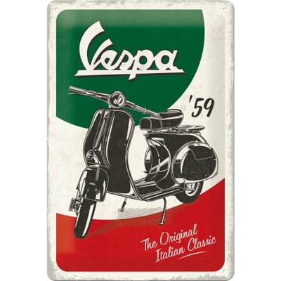 Tablica plakat VESPA ITALIAN CLASSIC blacha 20x30