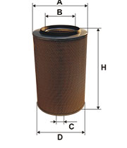 FILTRE D'AIR AM455 MAN, MB, DAF, IVECO - milautoparts-fr.ukrlive.com