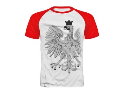 KOSZULKA T-SHIRT KIBICA POLSKA ORZEŁ GODŁO R. XXL