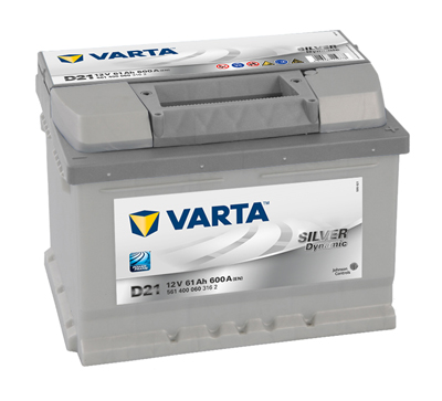 BATTERY VARTA SILVER DYNAMIC 12V 61AH 600A D21 - milautoparts-fr.ukrlive.com