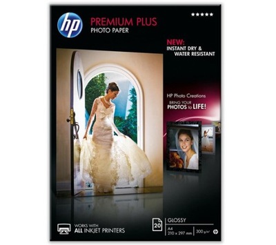 Papier foto HP Premium A4 300g 20 ark. CR672A