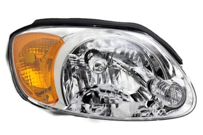 Hyundai accent 2003-05 лампа фара правий новий фото №1