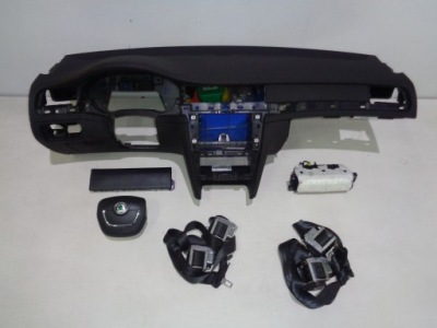 Skoda superb ii 2 przed liftem приборная панель подушка безопасности ремни фото №1