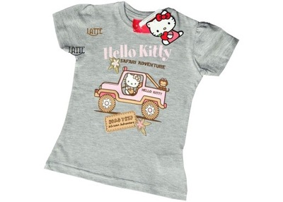 Hello Kitty bluzka 116-122cm BAWEŁNA