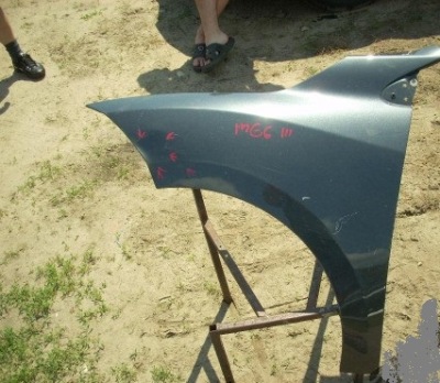 Крыло левая передний renault megane 3 фото №1