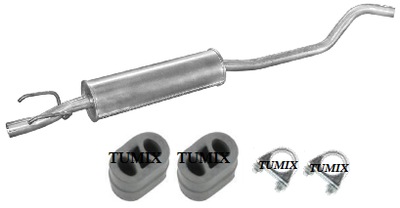 SILENCER CENTRAL OPEL CORSA B 1.2 1.4 1.6 1.5D 1.7D - milautoparts-fr.ukrlive.com