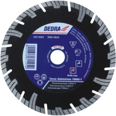 DEDRA TURBO DIAMANTOVÝ kotúč-230mm T H1197