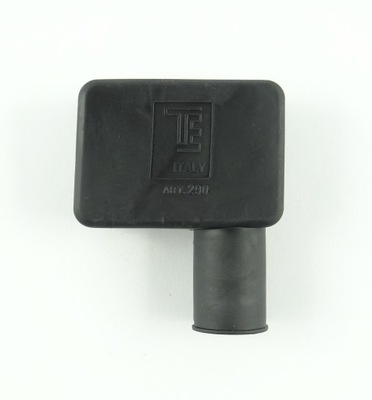 Osłona gumowa klemy minusowej - czarna, lewa, fi 17mm - PVC