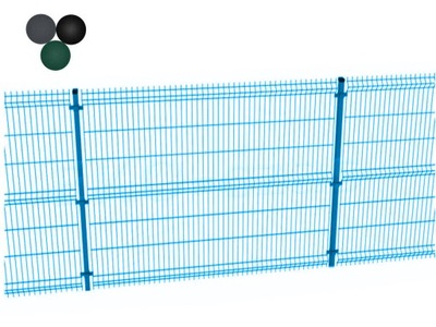 Kompletne ogrodzenie panelowe 153cm kolor drut 5mm