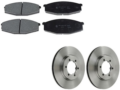 DISCS PADS FRONT NISSAN PATROL 160 260 Y60 GR I - milautoparts-fr.ukrlive.com