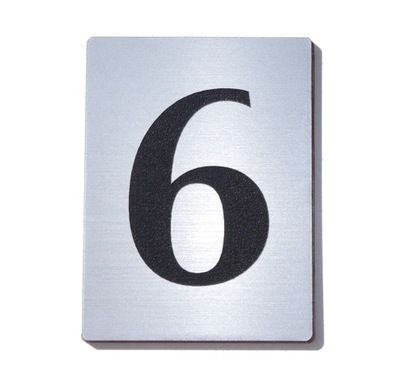 Tabliczka z NUMEREM DOMU 9x7,5 cm tablica laminat