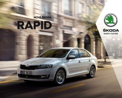 Skoda Rapid prospekt 08 / 2017 Czechy - milautoparts-fr.ukrlive.com