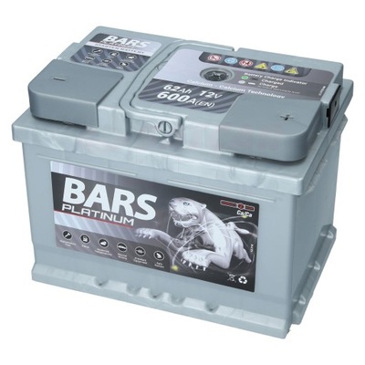 Bars Silver 12V 60Ah 570A/EN Autobatterie Bars. TecDoc: .