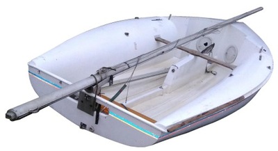 Łódka łódź wędkarska 4,5m Żaglówka Żagiel