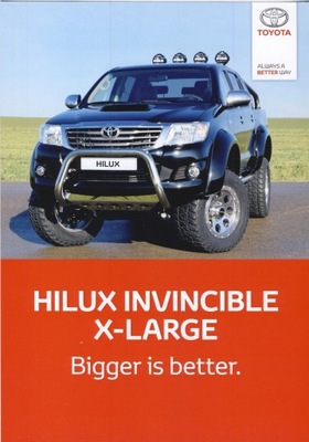Toyota Hilux Invincible X-Large prospekt 2016 