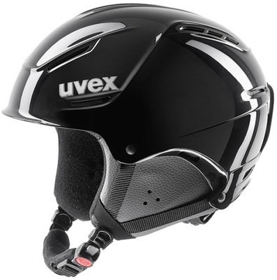 Kask narciarski Uvex 52 - 55 cm czarny