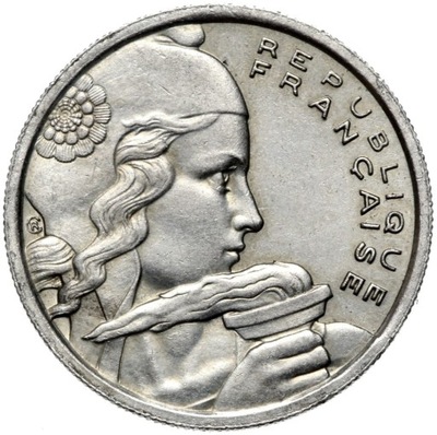 Francja - moneta - 100 Franków 1955 - COCHET