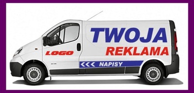 REKLAMA na SAMOCHÓD AUTO Litery napisy naklejki samoprzylepne