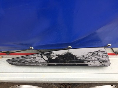 Renault clio 4 iv правая молдинг na дверь задняя 12- фото №1