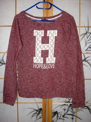 sweter bluza Terrranova HOPE & LOVE 38 M