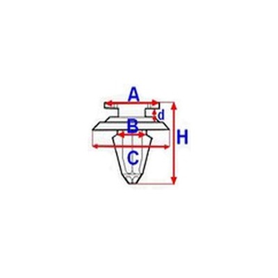 BOUTONS ÉPINGLES MOLDING DE SEUIL DU SEUIL HONDA ODYSSEY - milautoparts-fr.ukrlive.com