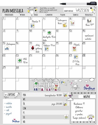 Planer na lodówkę Standard (zestaw)