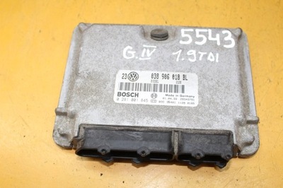 ORDINATEUR DE MOTEUR GOLF IV 1.9 TDI HATCHBACK 038906018BL - milautoparts-fr.ukrlive.com