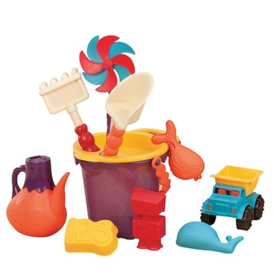 B.Toys Zestaw zabawek do piasku w torbie